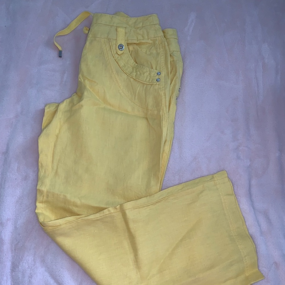 Yellow Women's Pants